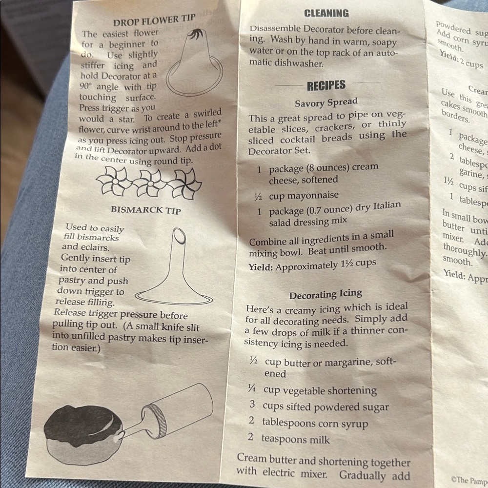 The Pampered Chef Easy Accent Decorator with Six Tips;New in Original Packaging - Picture 11 of 16
